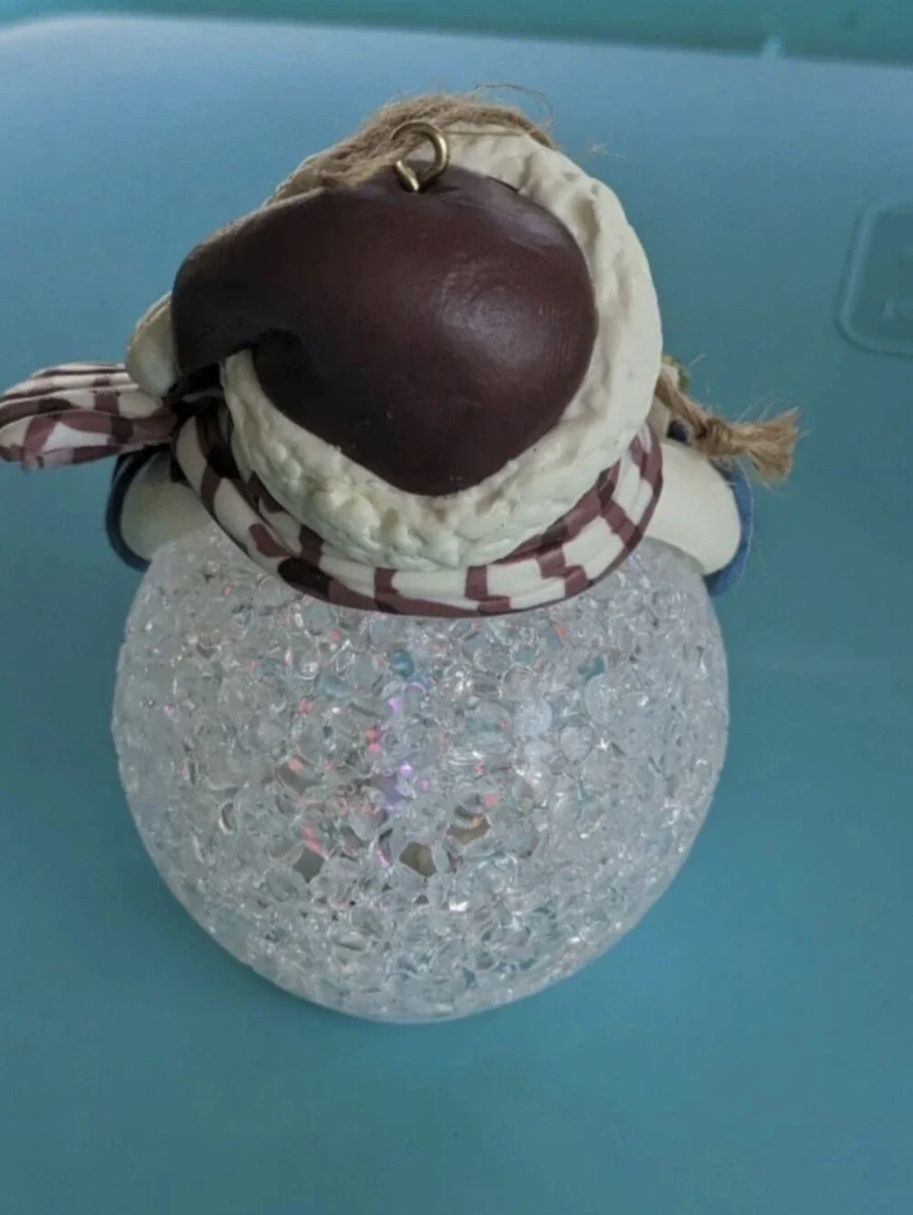 New world's Greatest Beautician Snowman Christmas Ornament, T18MIS